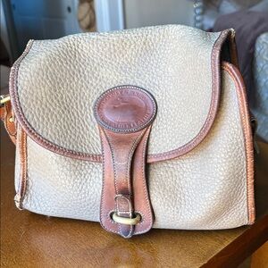 Vintage Dooney & Bourke Vintage Tan AWL Crossbody Purse